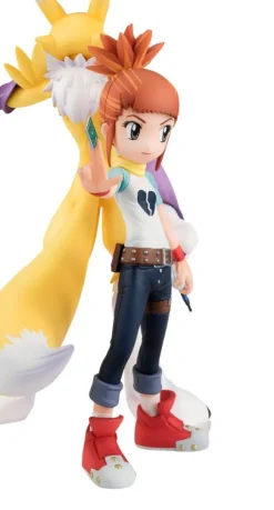 Digimon Tamers - Renamon & Rika Statue / G.E.M. Serie [NEUAUFLAGE]: MegaHouse