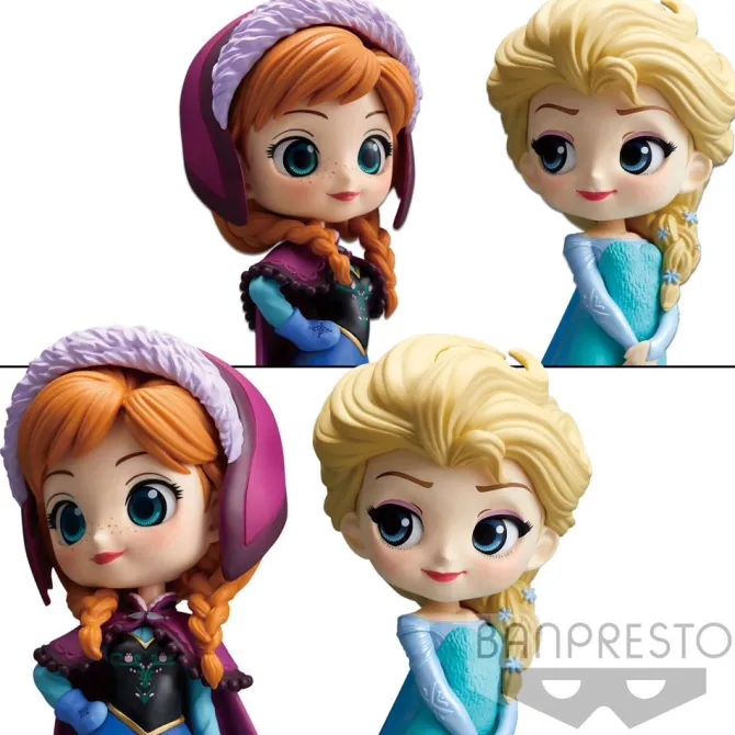 Disney - Anna & Elsa Doppelpack Figur - Set: Banpresto