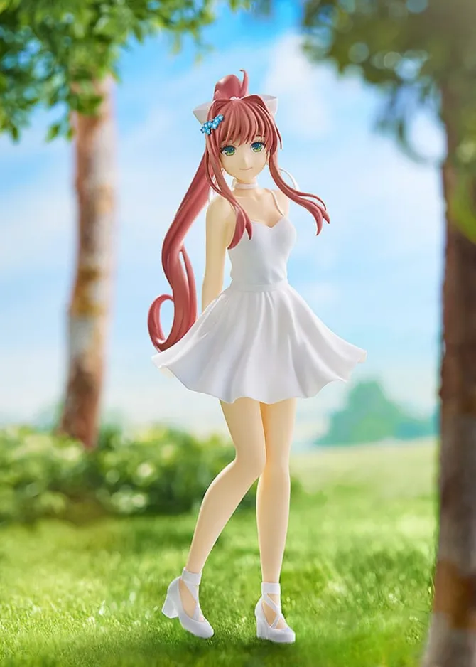 Doki Doki Literature Club! - Monika Statue / Pop Up Parade - White Dress : Good Smile Company