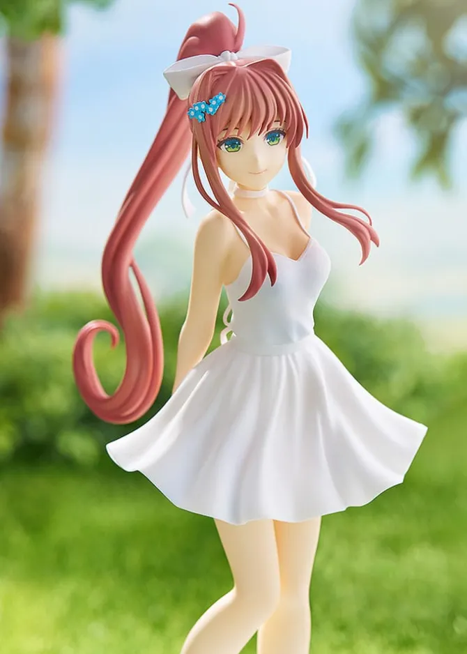 Doki Doki Literature Club! - Monika Statue / Pop Up Parade - White Dress : Good Smile Company