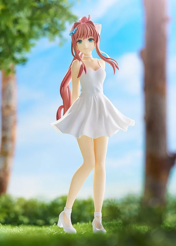 Doki Doki Literature Club! - Monika Statue / Pop Up Parade - White Dress : Good Smile Company