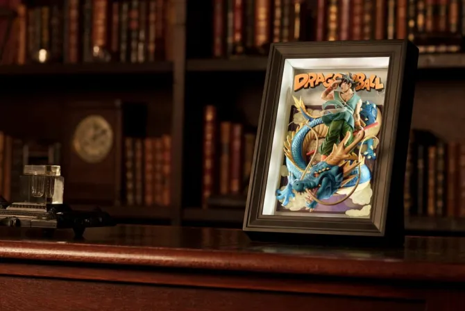 Dragon Ball - Son Goku & Dragon3D Relief-Bild / Tamashii Art : Tamashii Nations