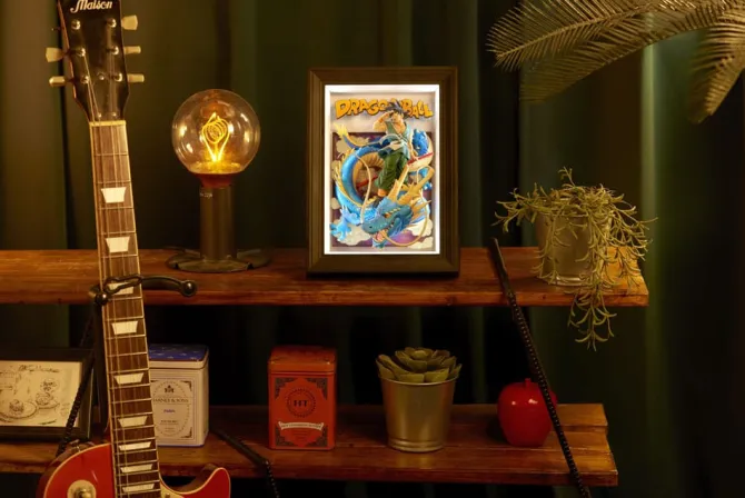 Dragon Ball - Son Goku & Dragon3D Relief-Bild / Tamashii Art : Tamashii Nations