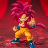 Dragon Ball - Son Goku (mini) Super Saiyan Level 4 Actionfigur / S.H. Figuarts: Bandai Tamashii Nati