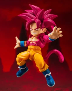 Dragon Ball - Son Goku (mini) Super Saiyan Level 4 Actionfigur / S.H. Figuarts: Bandai Tamashii Nati