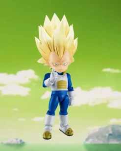 Dragon Ball - Super Saiyan Level 3 Vegeta (mini) Daima Actionfigur / S.H. Figuarts: Bandai Tamashii