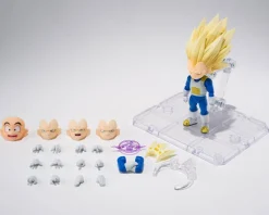 Dragon Ball - Super Saiyan Level 3 Vegeta (mini) Daima Actionfigur / S.H. Figuarts: Bandai Tamashii