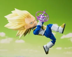 Dragon Ball - Super Saiyan Level 3 Vegeta (mini) Daima Actionfigur / S.H. Figuarts: Bandai Tamashii