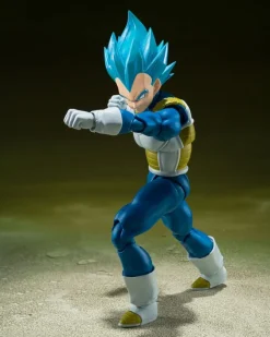 Dragon Ball - Super Saiyan God Vegeta Actionfigur / S.H. Figuarts - [LEICHT BESCH. VERP.]