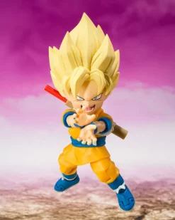 Dragon Ball - Super Saiyan Son Goku (mini) Daima Actionfigur / S.H. Figuarts: Bandai Tamashii Nation