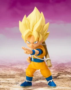 Dragon Ball - Super Saiyan Son Goku (mini) Daima Actionfigur / S.H. Figuarts: Bandai Tamashii Nation
