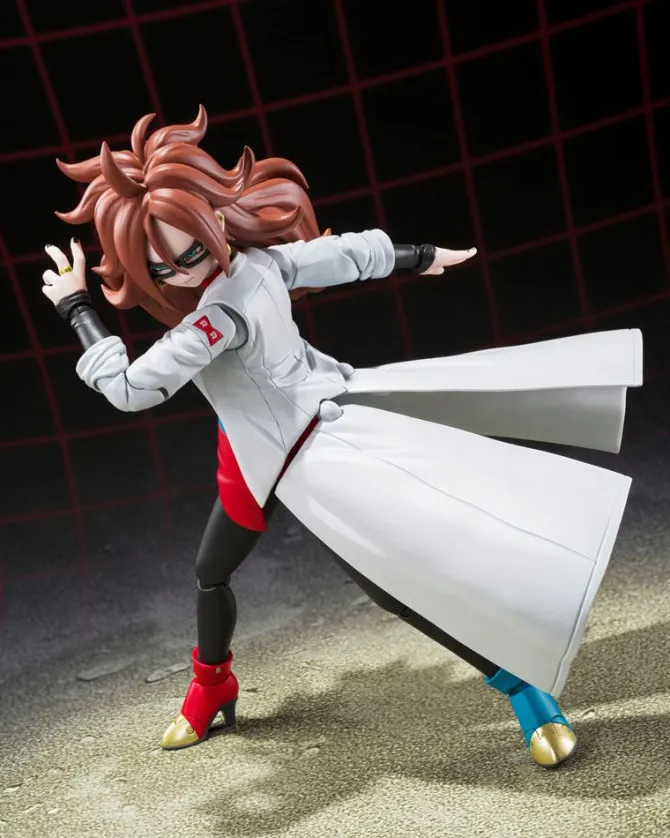 Dragon Ball FighterZ - Android 21 Actionfigur / S.H. Figuarts (Lab Coat): Tamashii Nations