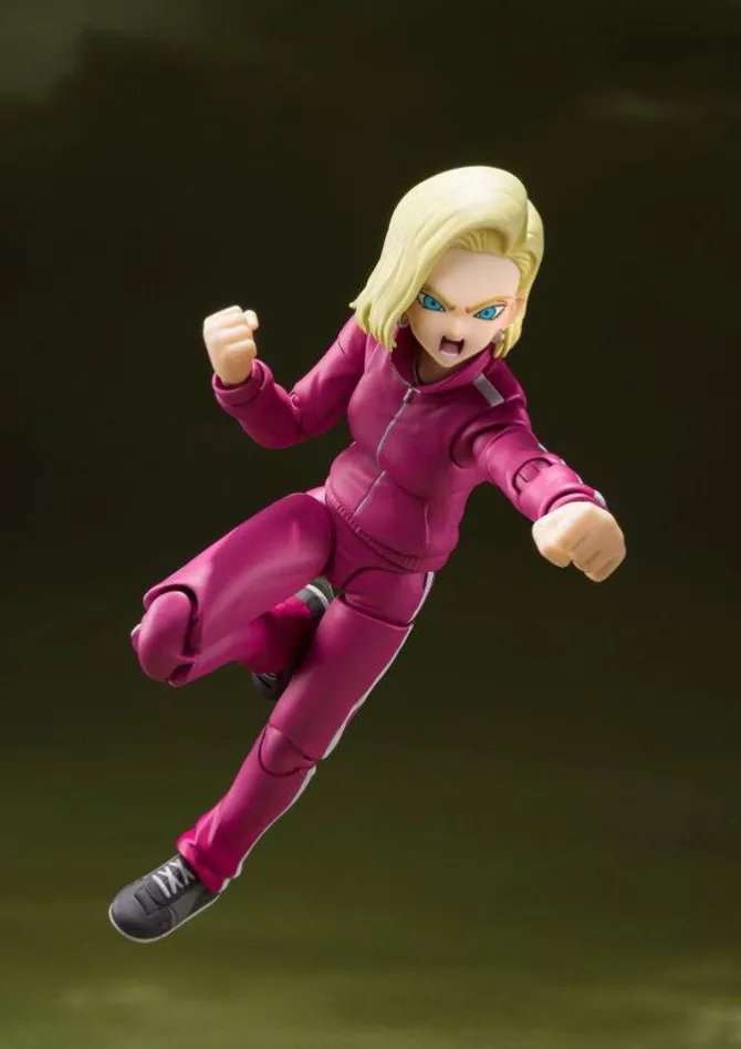 Dragon Ball Super - Android 18 Actionfigur / S.H. Figuarts: Tamashii Nations