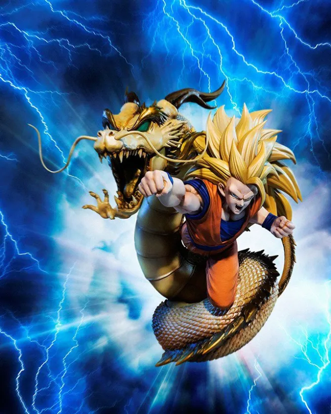 Dragon Ball Z - SSJ3 Son Goku Statue / FiguartsZERO - Extra Battle: Tamashii Nations