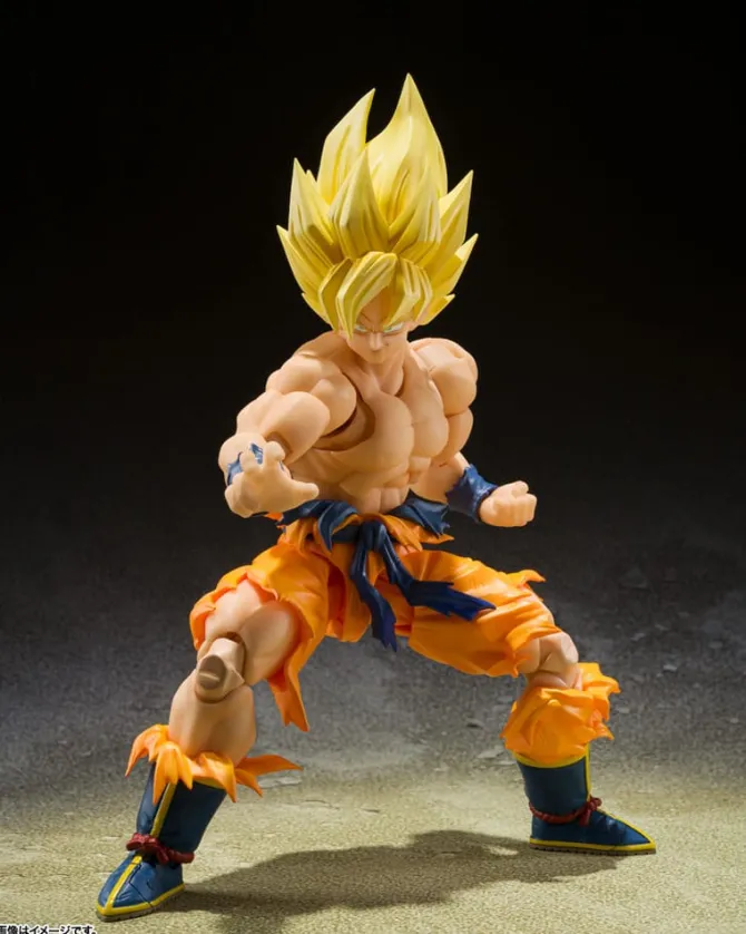 Dragon Ball Z - Super Saiyan Son Goku Actionfigur / S.H. Figuarts - Legendary Super Saiyan: Tamashii