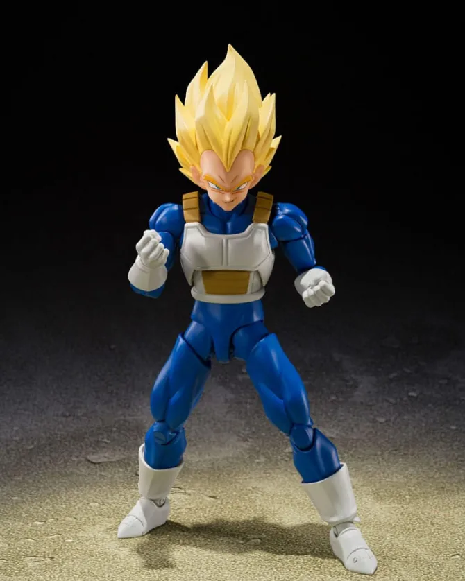 Dragon Ball Z - Super Saiyan Vegeta Actionfigur / S.H. Figuarts - (Dangerous Pride): Bandai Tamashii