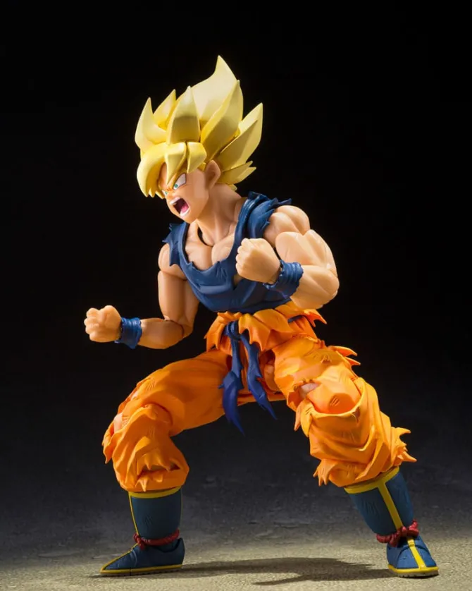Dragon Ball Z- Super Saiyan Son Goku (Fighter of Rage) Actionfiguren / S.H.Figuarts: Tamashii Nation