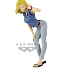 Dragonball - C18 Figur / Glitter & Glamours Version A: Banpresto-Copy