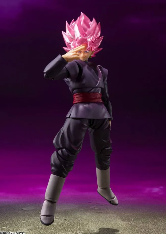 Dragonball Super - Goku Black Super Saiyan Rosé / S.H. Figuarts Actionfigur: Banpresto