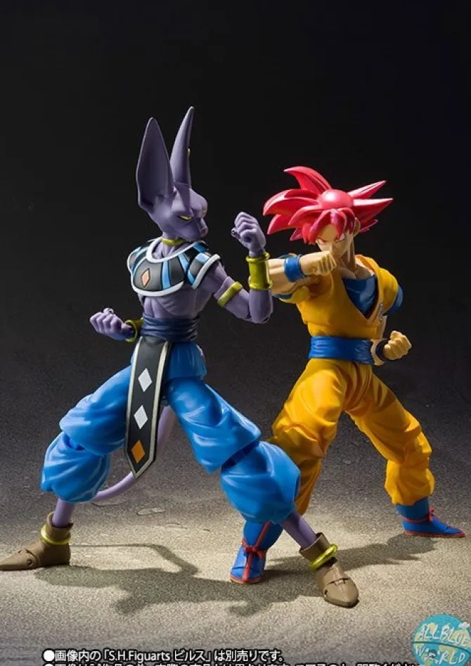 Dragonball Super - SSGSS Goku Actionfigur - S.H. Figuarts: Bandai