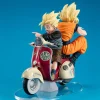 Dragonball Z - Super Saiyan Son Goku & Super Saiyan Son Gohan & MotorbikeStatue / Real McCoy: MegaHo