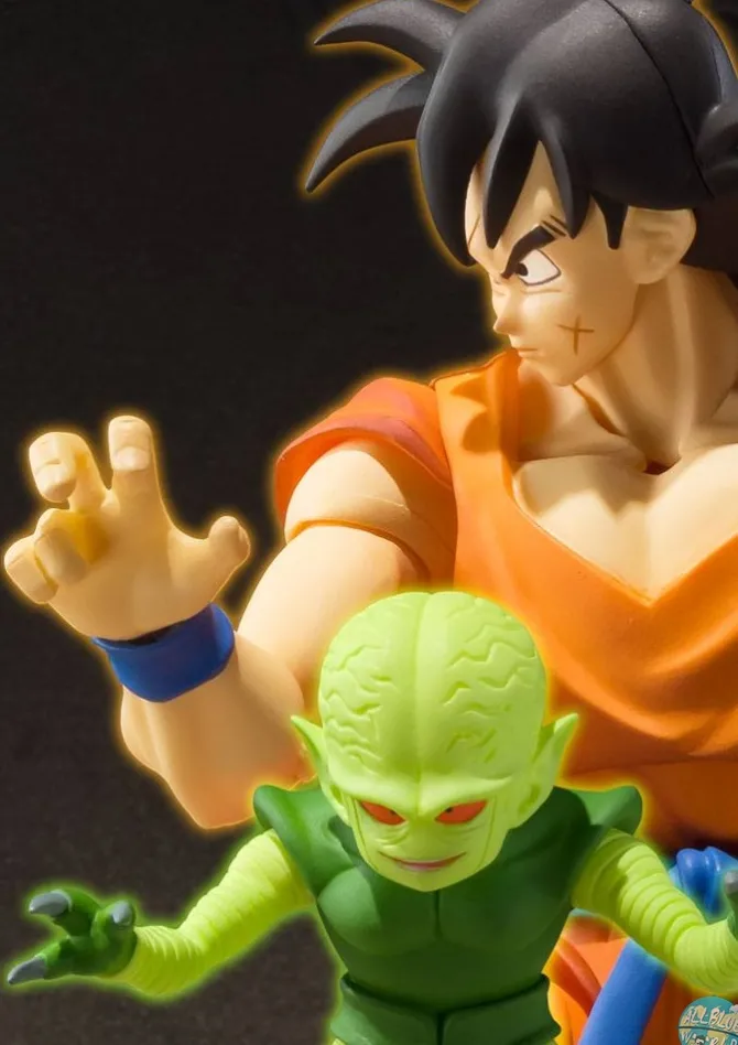 Dragonball Z - Yamchu Actionfigur mit Saibamen-Figur - S.H.Figuarts: Bandai