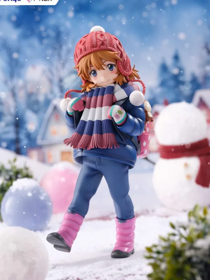 Evangelion (3.0 + 1.0 Thrice Upon a Time FNEX) - Asuka Shikinami Statue / Langley Winter Ver.: Furyu