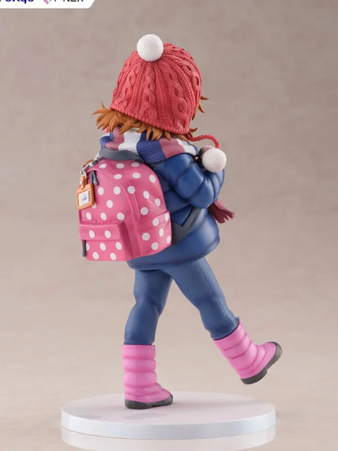 Evangelion (3.0 + 1.0 Thrice Upon a Time FNEX) - Asuka Shikinami Statue / Langley Winter Ver.: Furyu