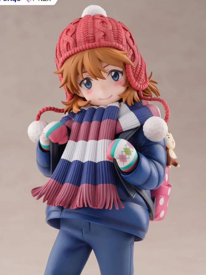 Evangelion (3.0 + 1.0 Thrice Upon a Time FNEX) - Asuka Shikinami Statue / Langley Winter Ver.: Furyu