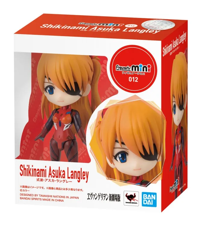 Evangelion: 3.0+1.0 - Asuka Langley Actionfigur / Figuarts Mini: Tamashii Nations
