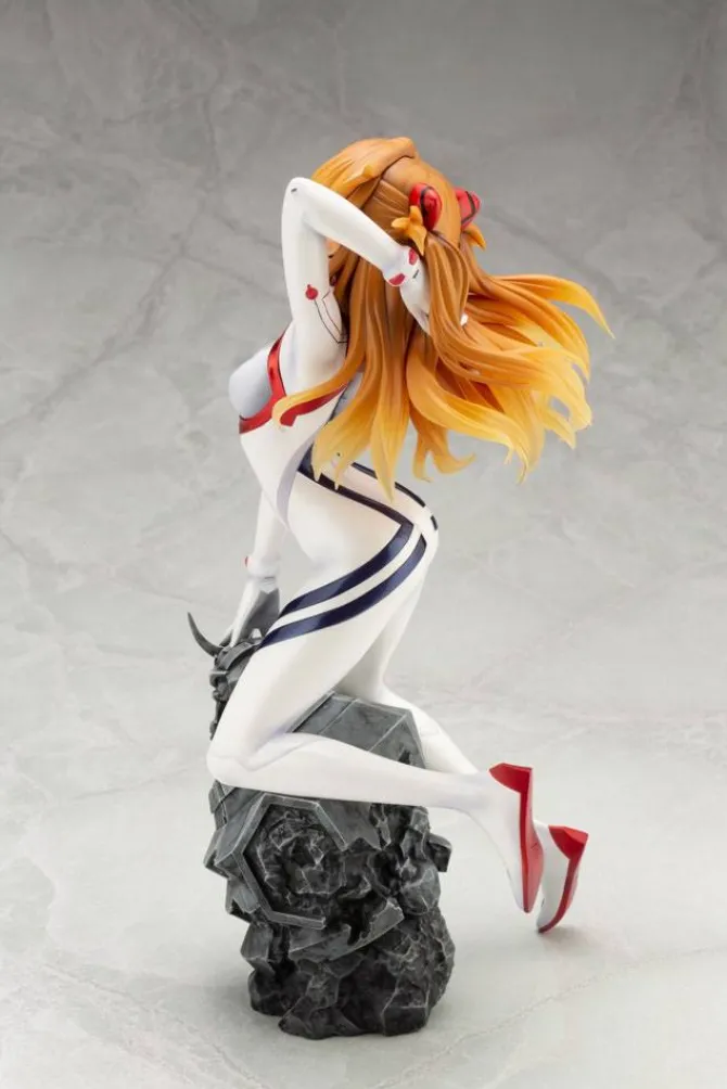 Evangelion 4 - Asuka Langley Statue / White Plugsuit Version: Kotobukiya