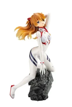 Evangelion 4 - Asuka Langley Statue / White Plugsuit Version: Kotobukiya