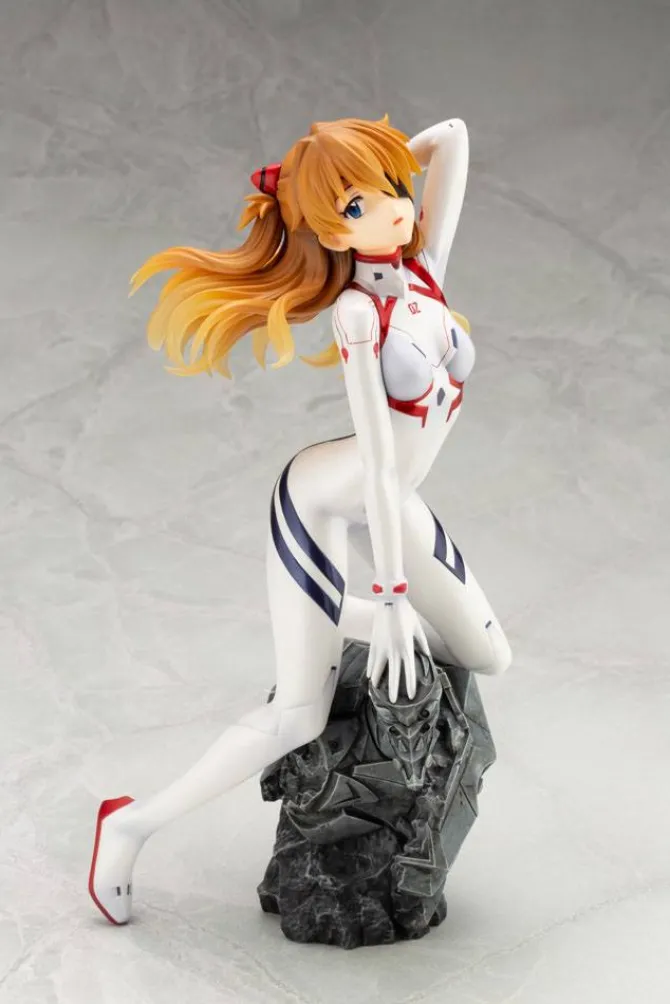 Evangelion 4 - Asuka Langley Statue / White Plugsuit Version: Kotobukiya