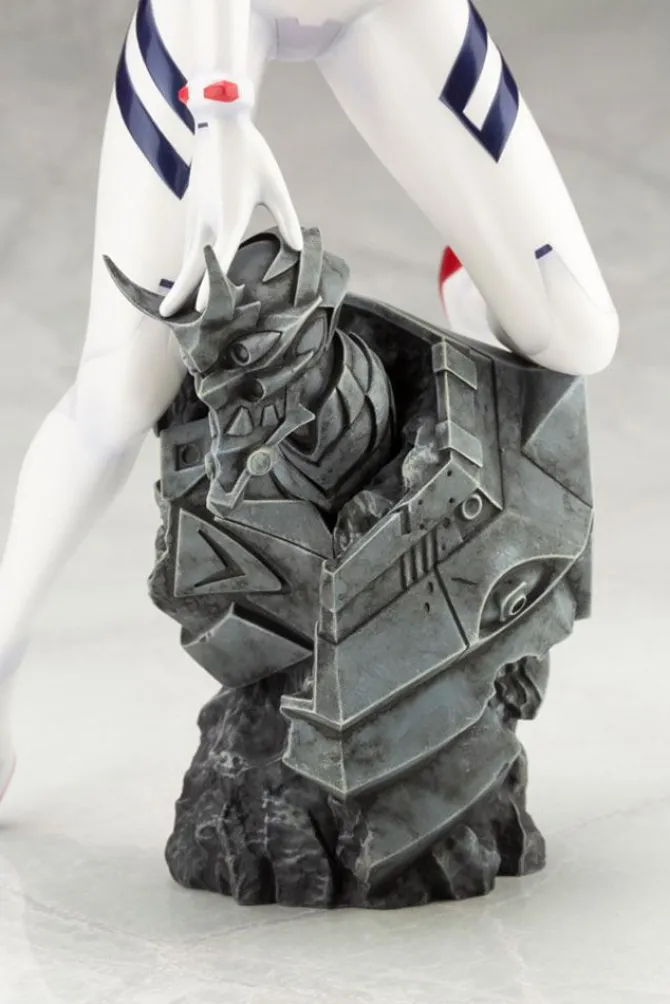 Evangelion 4 - Asuka Langley Statue / White Plugsuit Version: Kotobukiya