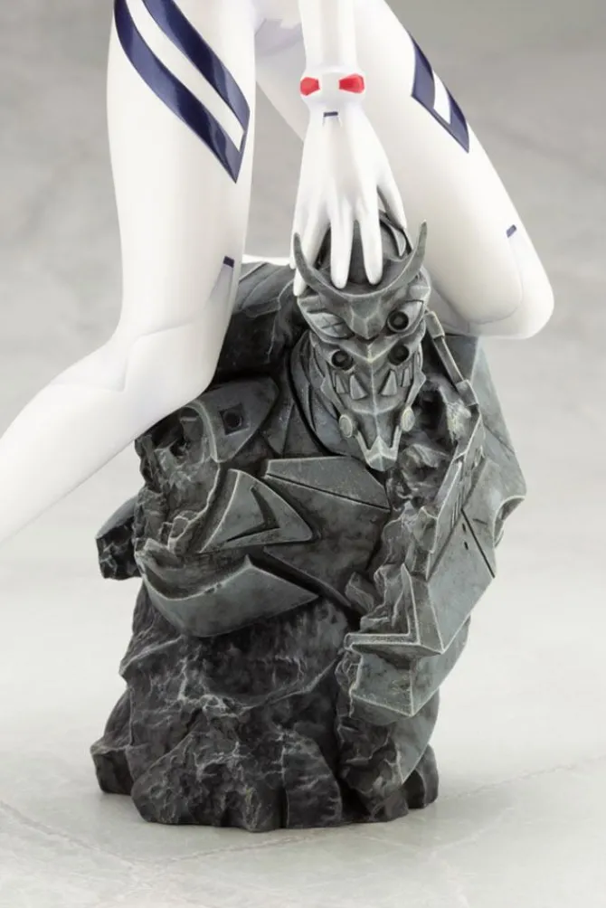 Evangelion 4 - Asuka Langley Statue / White Plugsuit Version: Kotobukiya