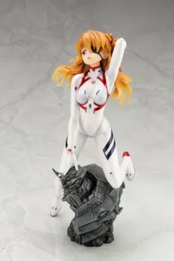Evangelion 4 - Asuka Langley Statue / White Plugsuit Version: Kotobukiya