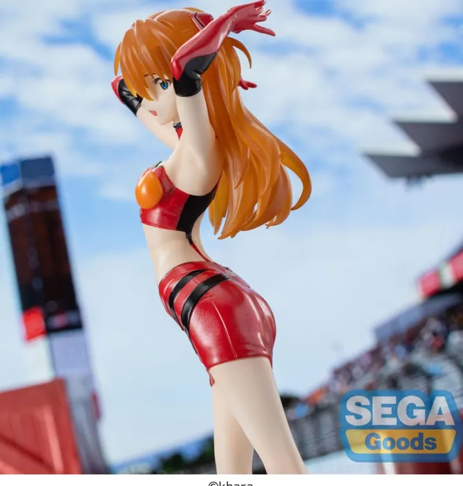 Evangelion - Racing Asuka Shikinami Langley Figur / Luminasta - Pit Walk: Sega