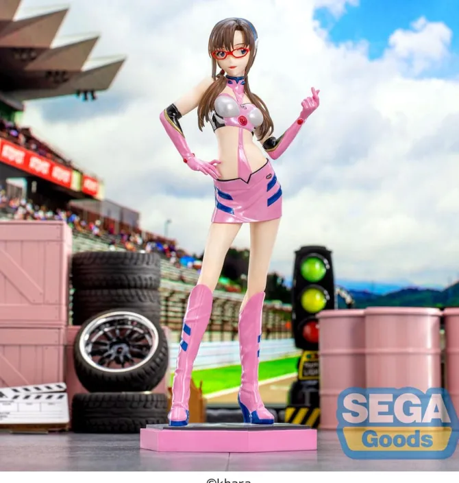 Evangelion: Luminasta - Evangelion Racing Mari Makinami Illustrious Pit Walk Statue: Sega