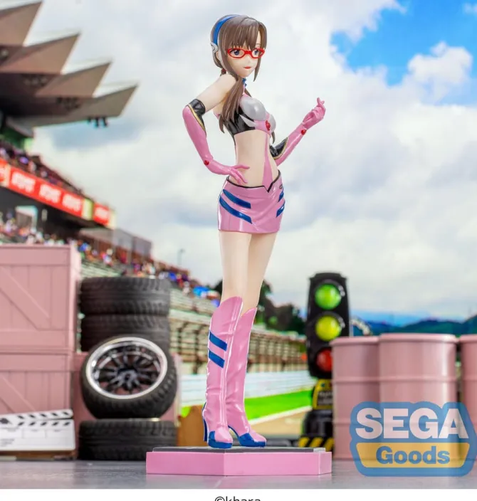 Evangelion: Luminasta - Evangelion Racing Mari Makinami Illustrious Pit Walk Statue: Sega