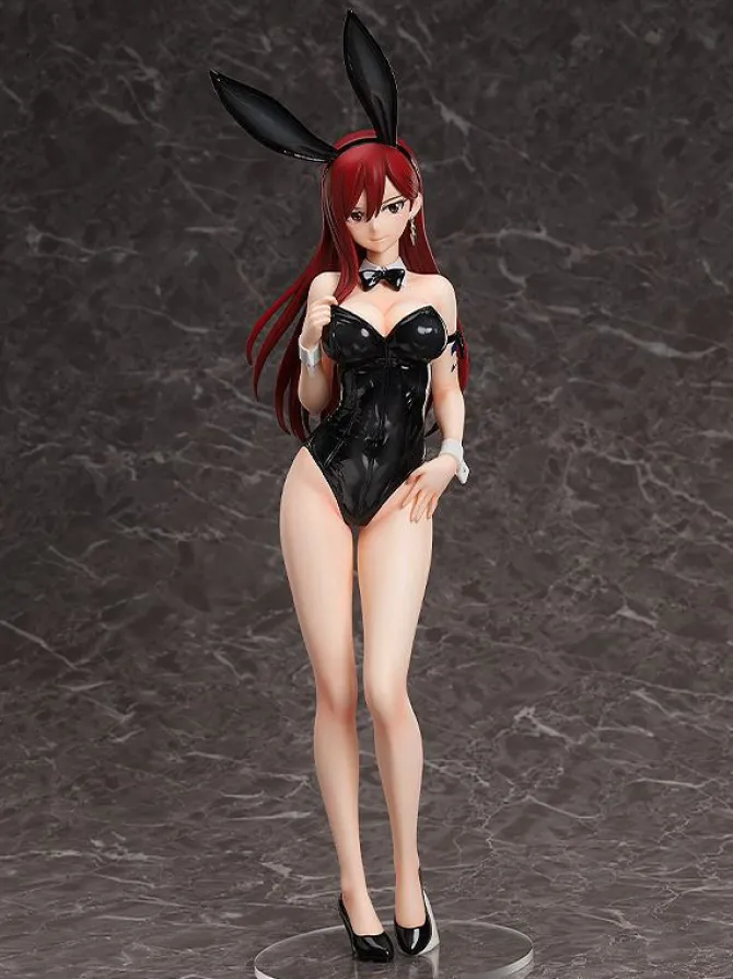 Fairy Tail - Erza Scarlet Statue / Bare Leg Bunny Version: FREEing