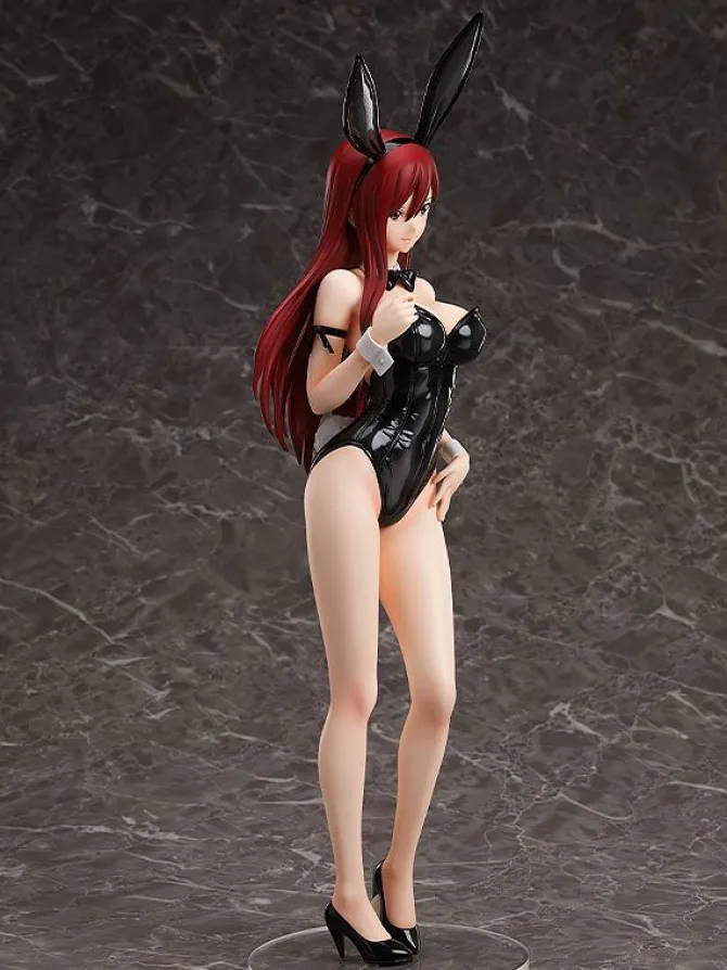 Fairy Tail - Erza Scarlet Statue / Bare Leg Bunny Version: FREEing