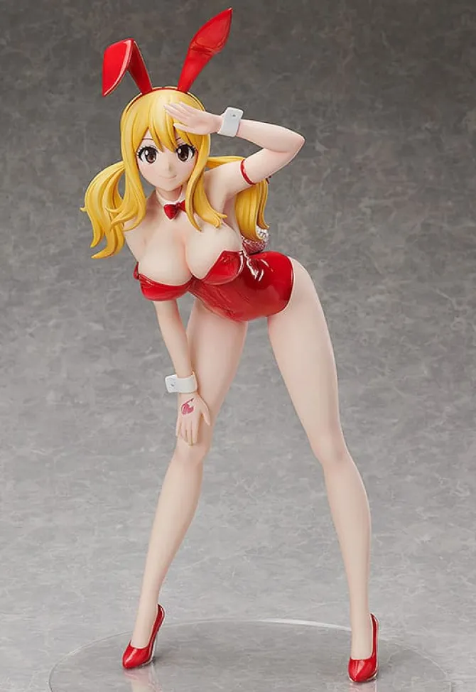 Fairy Tail - Lucy Heartfilia Statue / Bare Leg Bunny Version: FREEing