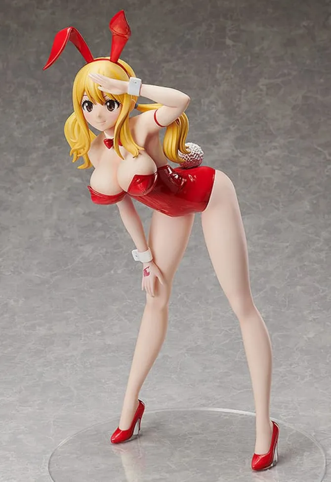 Fairy Tail - Lucy Heartfilia Statue / Bare Leg Bunny Version: FREEing