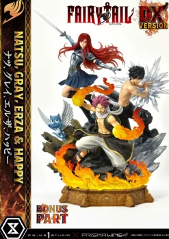 Fairy Tail - Natsu, Gray, Erza, Happy Statue / Deluxe Bonus Version: Prime 1 Studio
