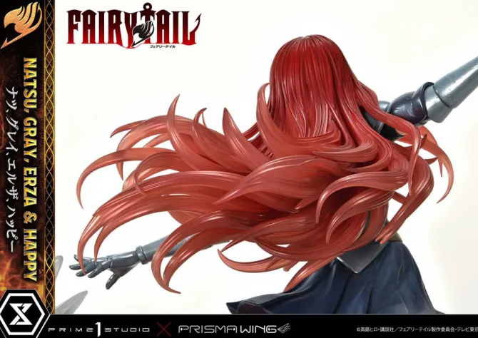 Fairy Tail - Natsu, Gray, Erza, Happy Statue / Deluxe Bonus Version: Prime 1 Studio