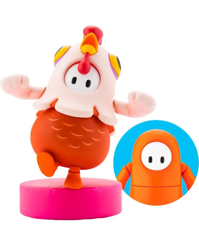 Fall Guys: Ultimate Knockout - Orangeade Actionfigur / Movie Star - Chicken Skin: Kotobukiya