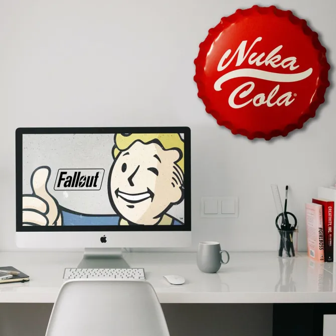Fallout - Blechschild Nuka-Cola Bottle Cap: FaNaTtik