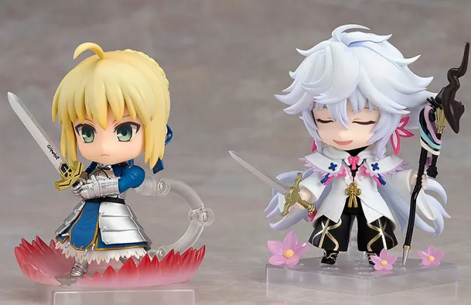 Fate/Grand Order - Caster/Merlin Nendoroid / Magus of Flowers Version: Orage Roge