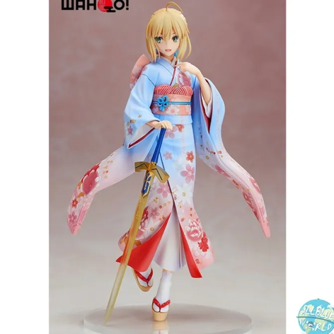 Fate/Stay Night Unlimited Blade Works - Saber Statue - Kimono Version: Aniplex
