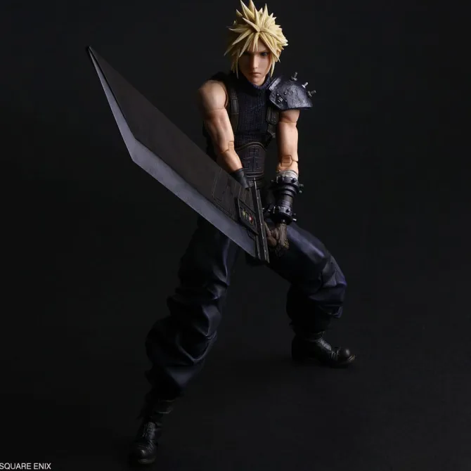 Final Fantasy VII - Cloud Strife Actionfigur / Rebirth Play Arts Shin: Square-Enix